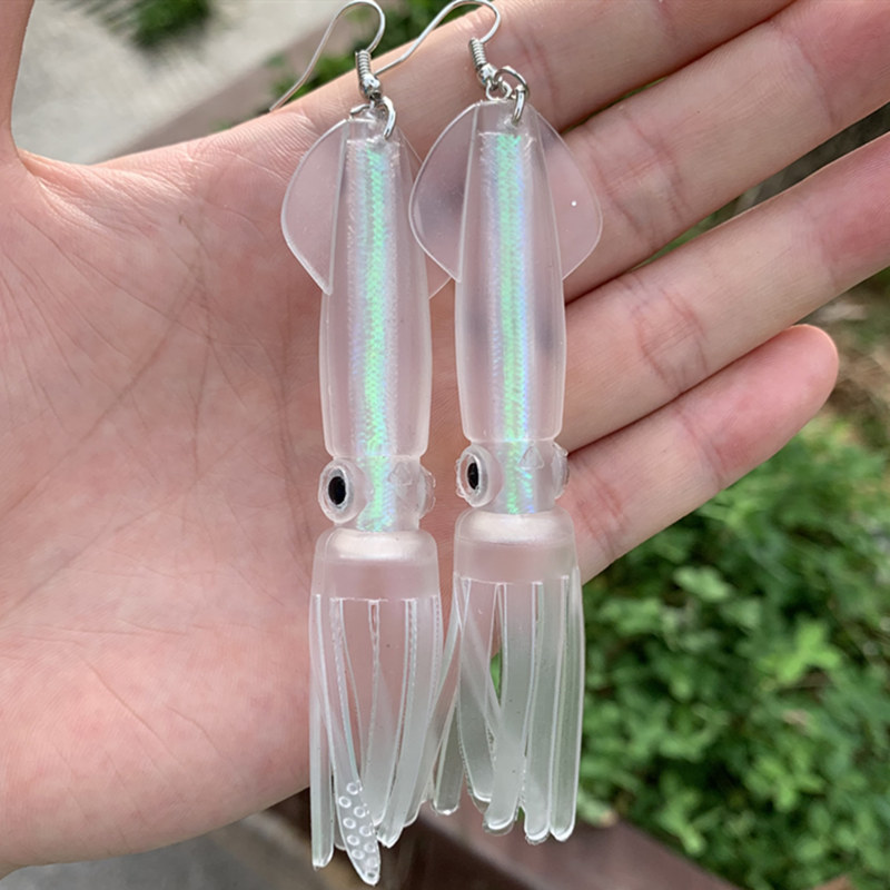 Fishing Lure Soft Plastic - Noctilucence/Màu Sắc Ống Mực Mềm Mồi