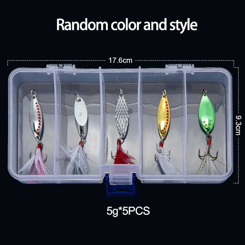 Fishing Lure Spoon - Metal Spoon Spinner Fishing Lure 5g