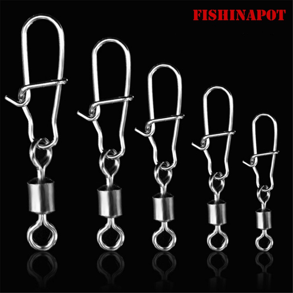 Fishing Lure Spinner - FISHINAPOT 30 Cái/lốc 2 #-10 #
