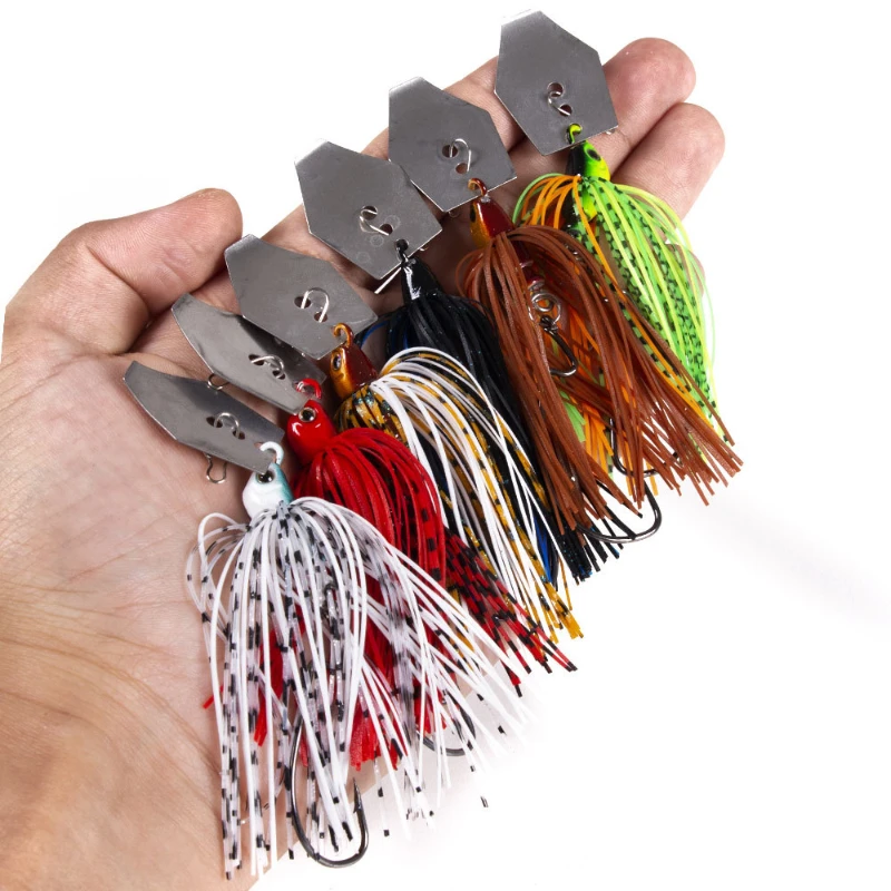 Fishing Lure Swimbait - 6 Pcs/Set Chatterbait Fishing Lures Kit