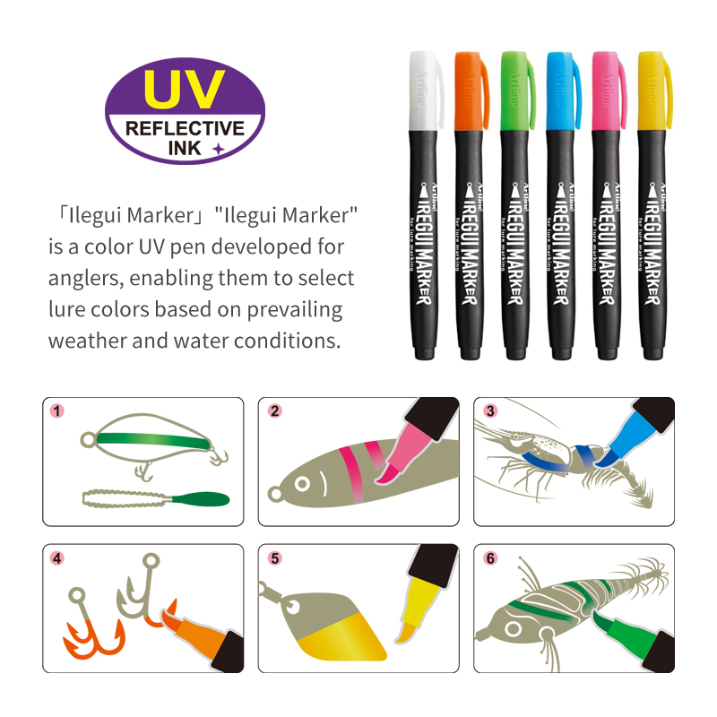 New Fishing Tool UV Fluorescen - đánh giá và giá Fishing Lure Kit