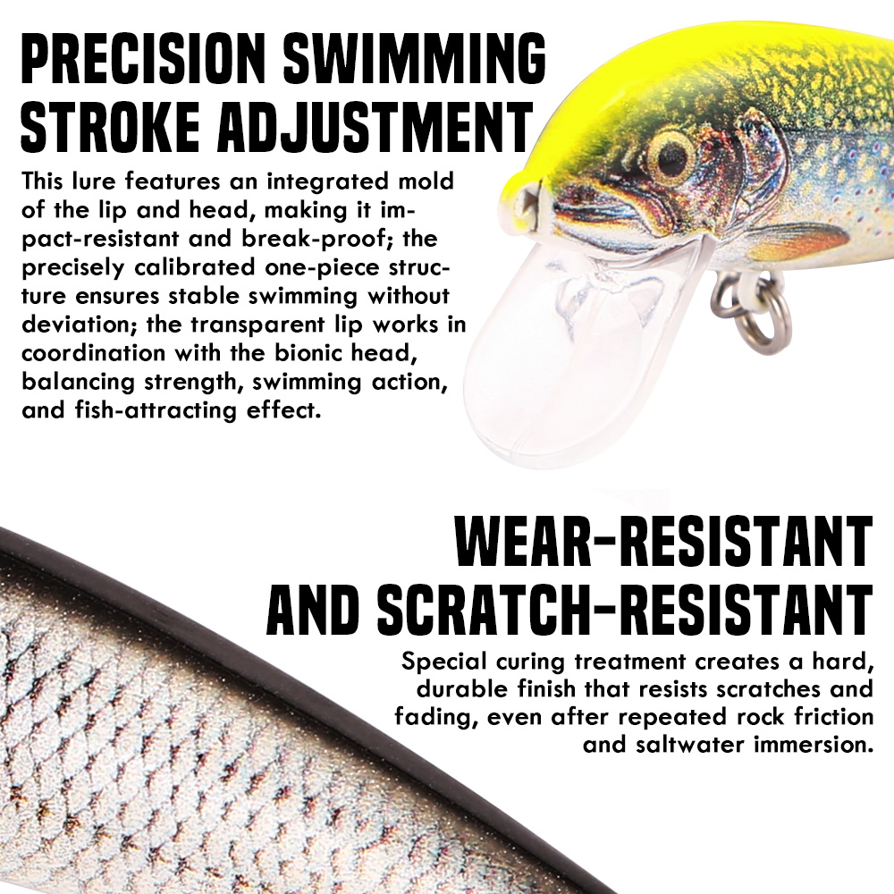 B&U Fishing Lures Sinking Minn - đánh giá và giá Fishing Lure Swimbait