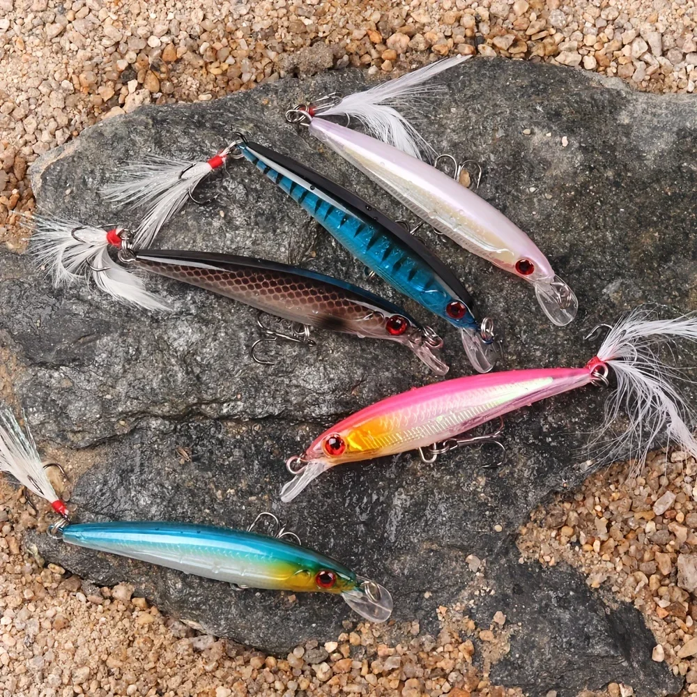 Laser 3D Eyes Bionic Minnow Fi - đánh giá và giá Fishing Lure Box
