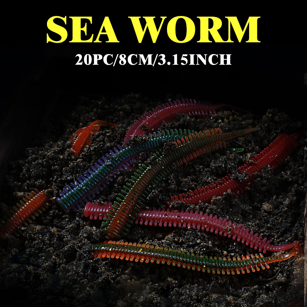 SUNMILE 10pcs Sand Worm Lures  - đánh giá và giá Fishing Lure Soft Plastic