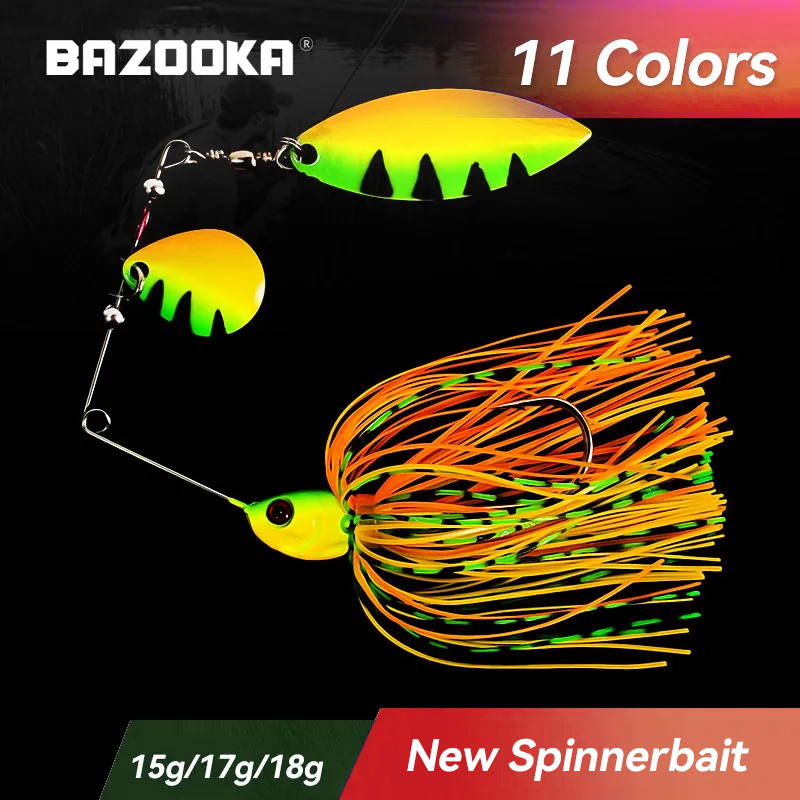 Bazooka 15g 18g Spinnerbait Fi - đánh giá và giá Fishing Lure Spoon