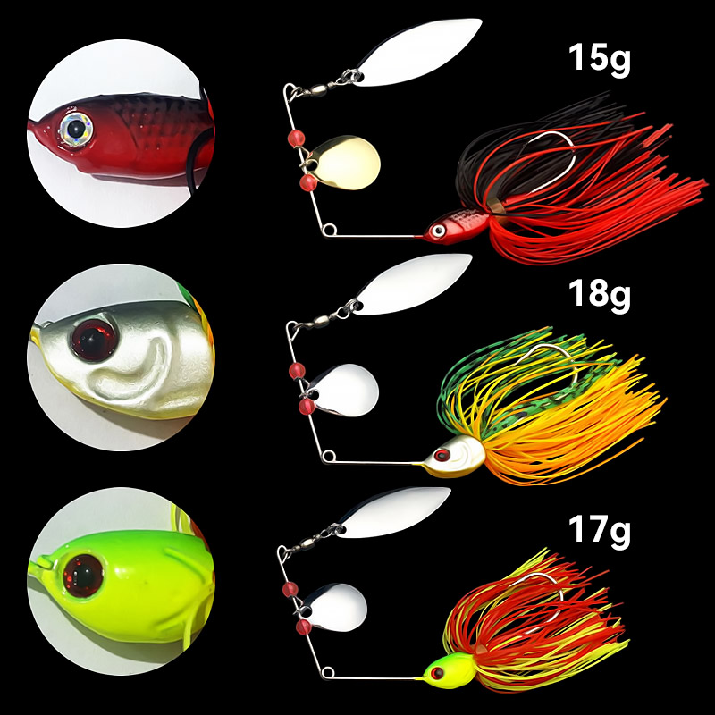 Bazooka 15g 18g Spinnerbait Fi - đánh giá và giá Fishing Lure Spoon