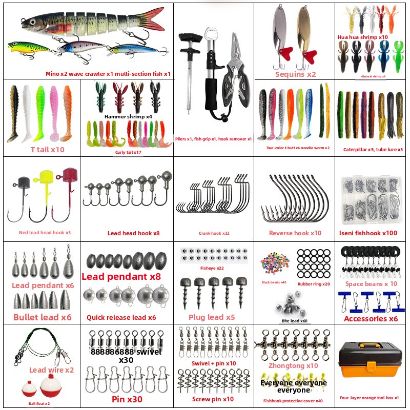 Large Four-Layer Outdoor Fishi - đánh giá và giá Fishing Lure Box