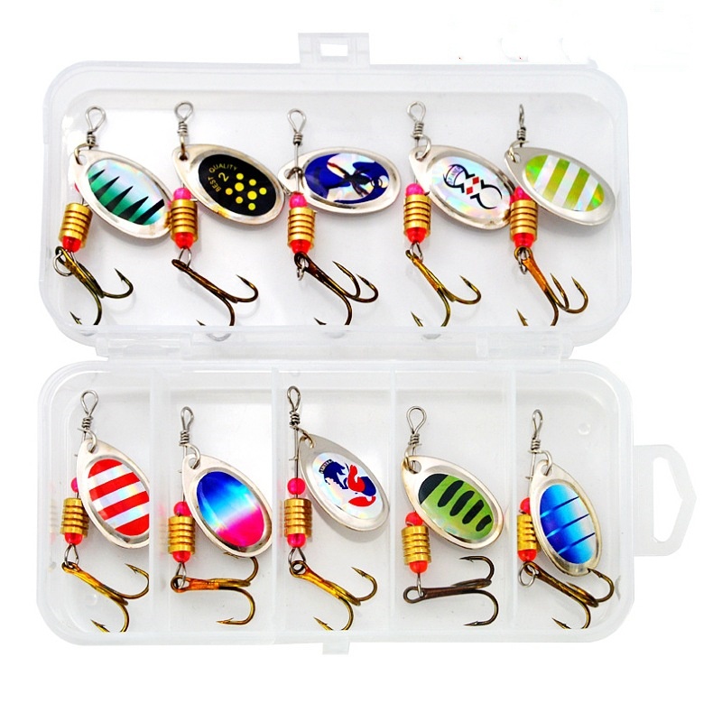 Fishing Lure Spinner Rotation  - đánh giá và giá Fishing Lure Spoon