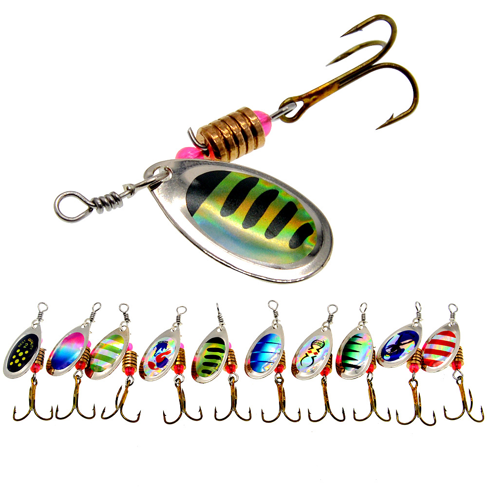Fishing Lure Spinner Rotation  - đánh giá và giá Fishing Lure Spoon