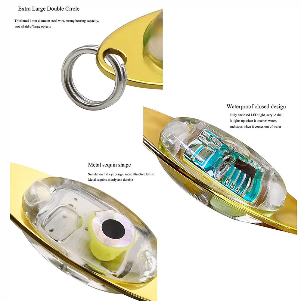 PRO BEROS LED Fishing Deep Dro - đánh giá và giá Fishing Lure Spoon