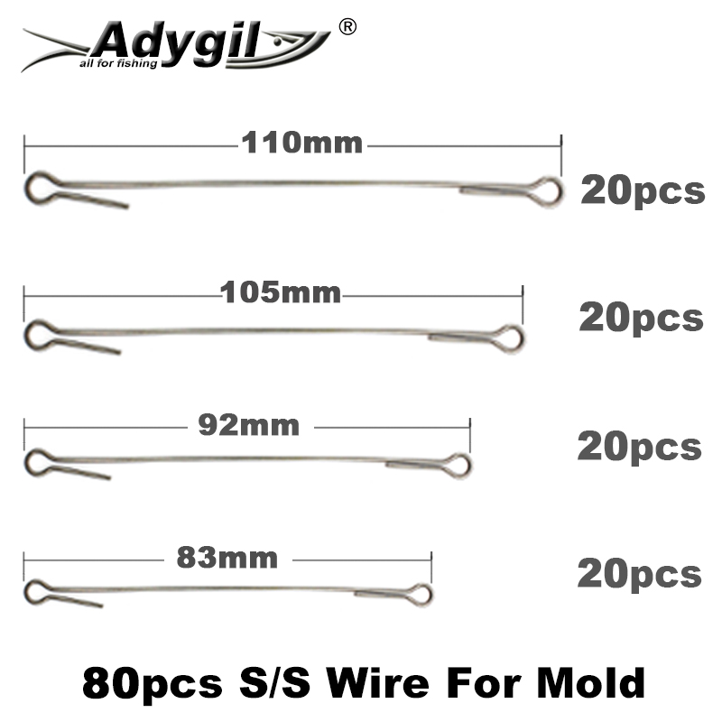 Adygil Tự Làm Câu Cá 80 Chiếc  - đánh giá và giá Fishing Lure Jig
