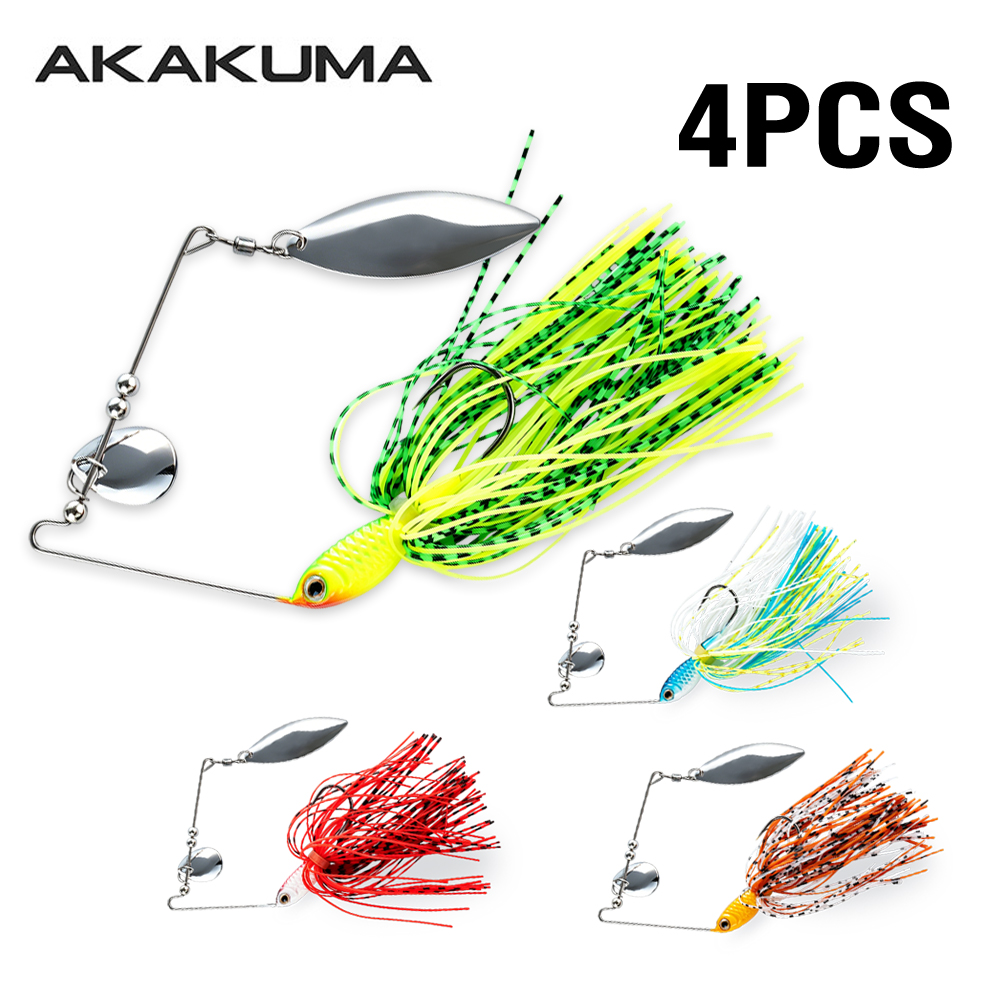 4pcs 18g Spinnerbait Fishing L - đánh giá và giá Fishing Lure Blade Bait