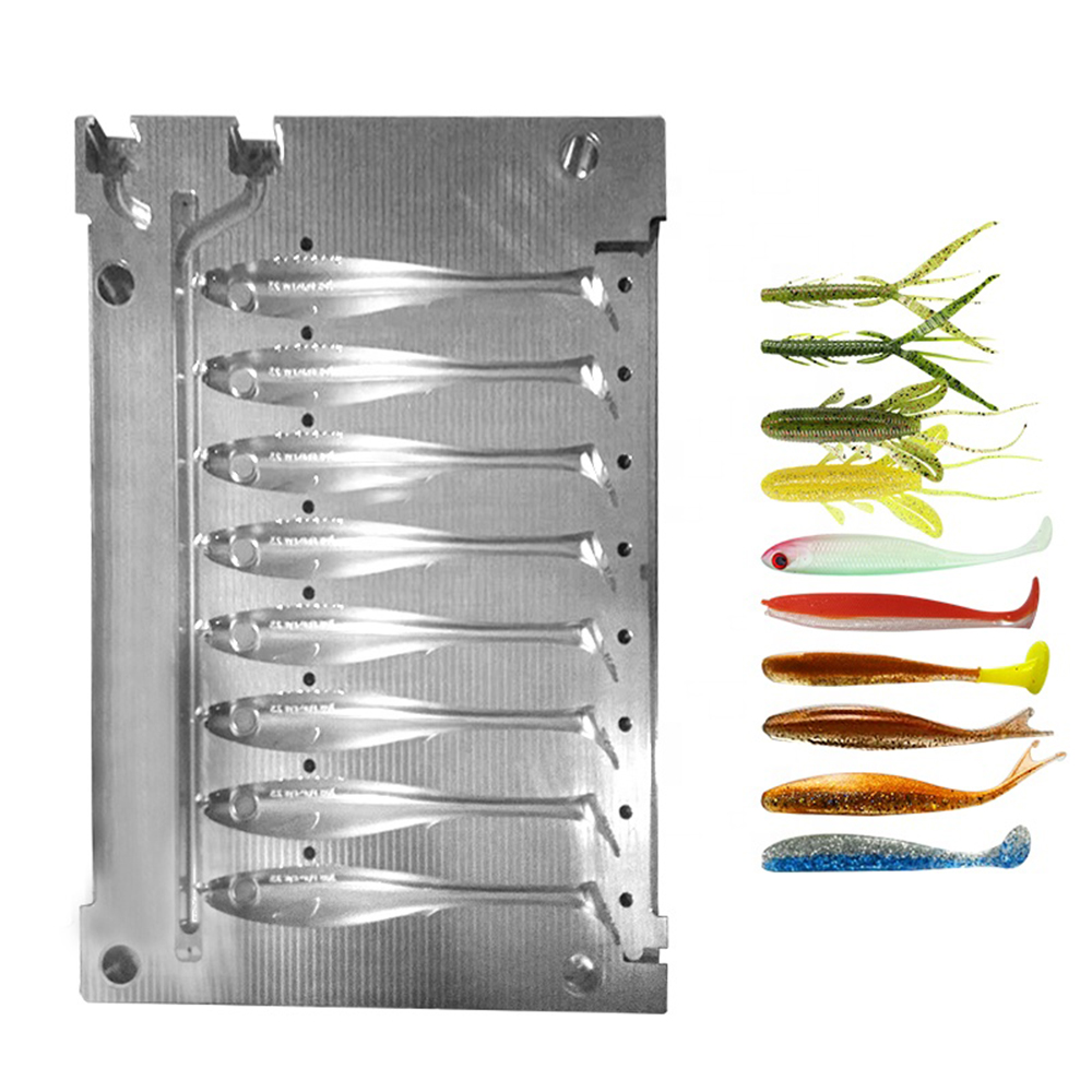 Custom Injection Molded Soft F - đánh giá và giá Fishing Lure Soft Plastic