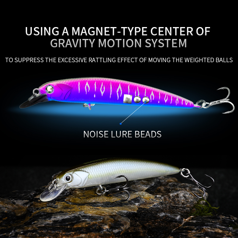 BEARKING Mẫu Mới 73Mm 5G Chất  - đánh giá và giá Fishing Lure Crankbait