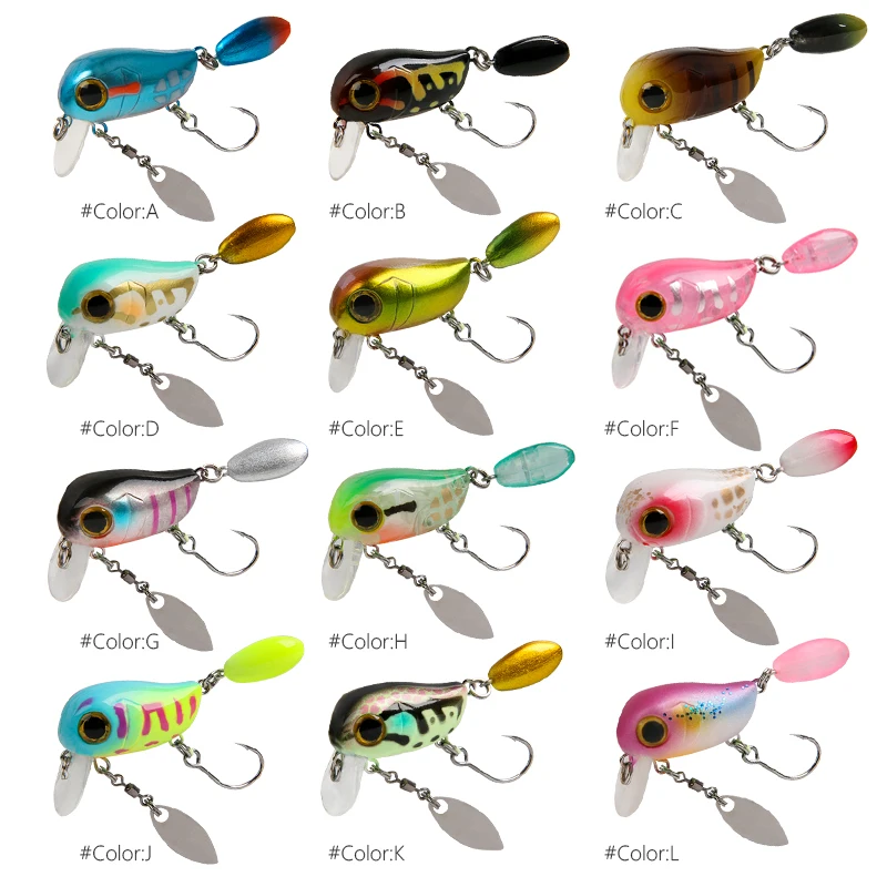 Floating Micro Crankbaits 30mm - đánh giá và giá Fishing Lure Crankbait
