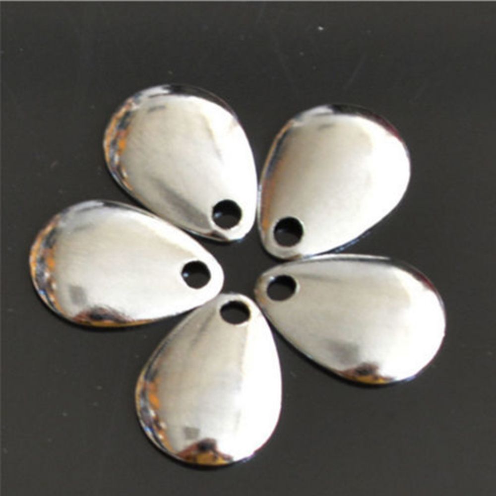 50PCS Silver Smooth Nickel Seq - đánh giá và giá Fishing Lure Spoon