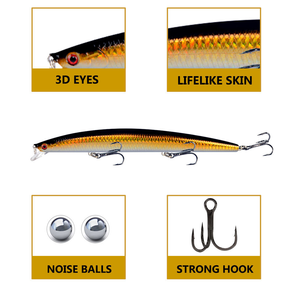 18cm 24g Minnow Fishing Lure L - đánh giá và giá Fishing Lure Crankbait