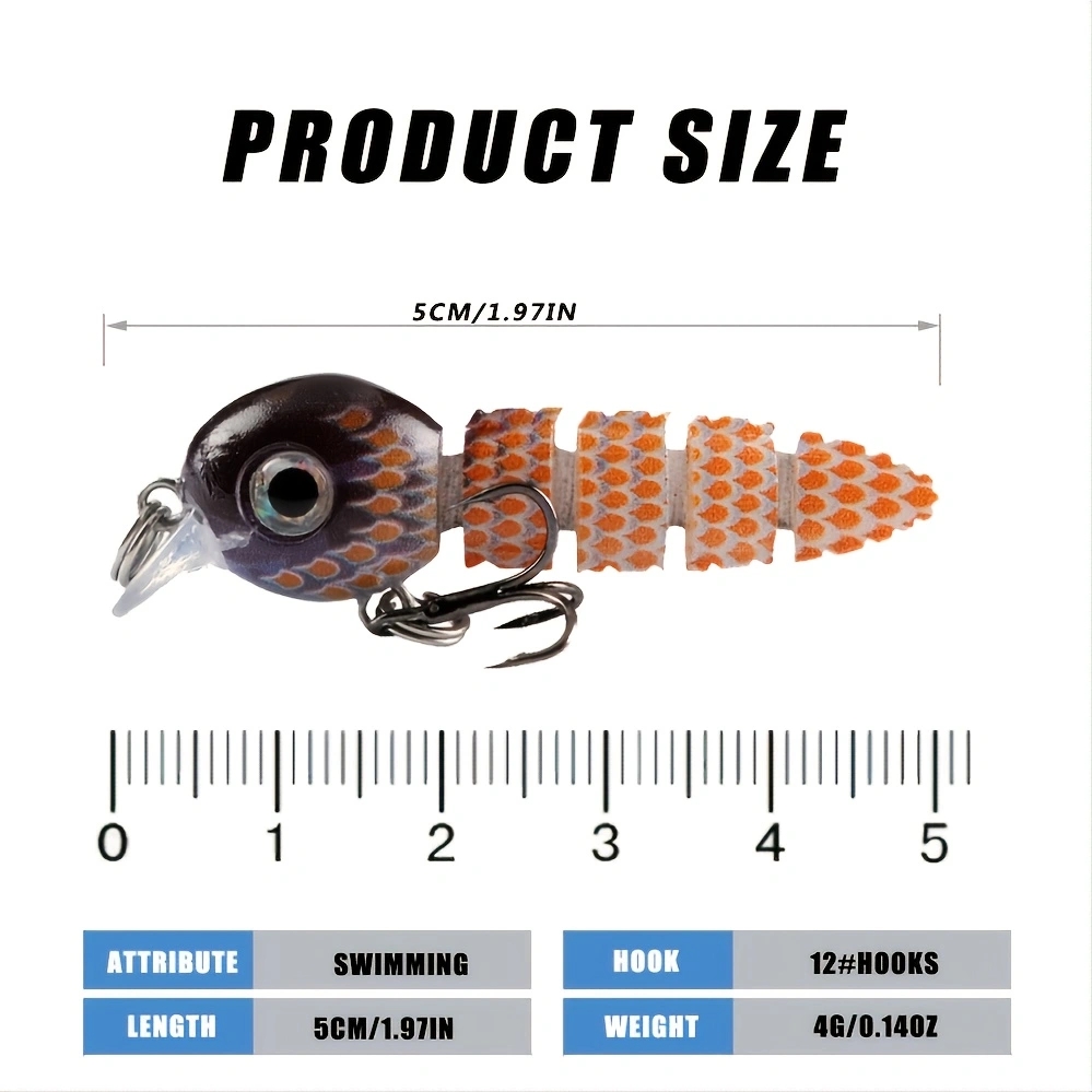 Multi Jointed Swimbait 5.5cm/4 - đánh giá và giá Fishing Lure Crankbait