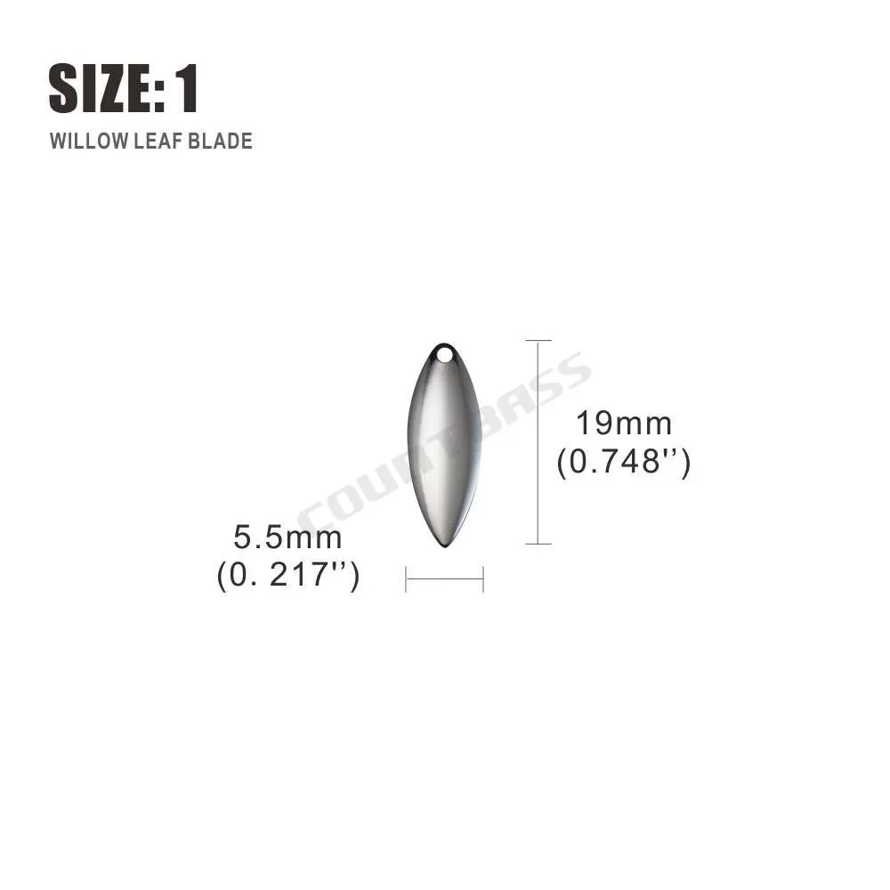 50 Chiếc Kích Thước 1-6 Thép N - đánh giá và giá Fishing Lure Blade Bait