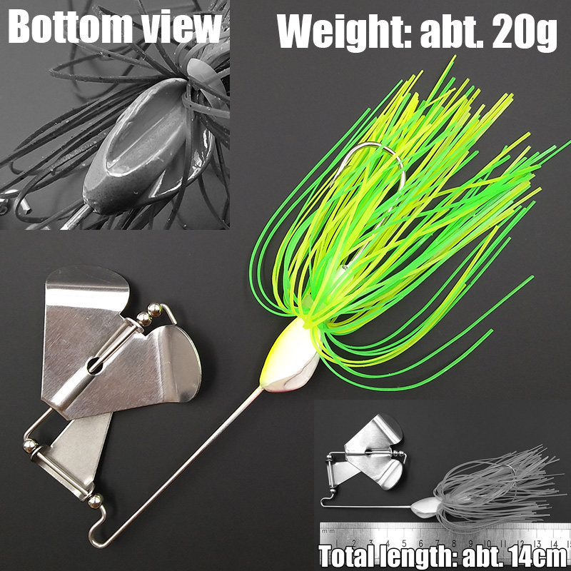wusanban Lunker Spinner Baits  - đánh giá và giá Fishing Lure Blade Bait