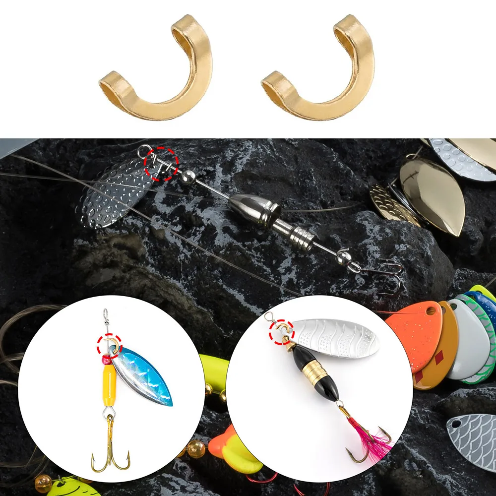 100pcs Fishing U Shaped Fixed  - đánh giá và giá Fishing Lure Spinner
