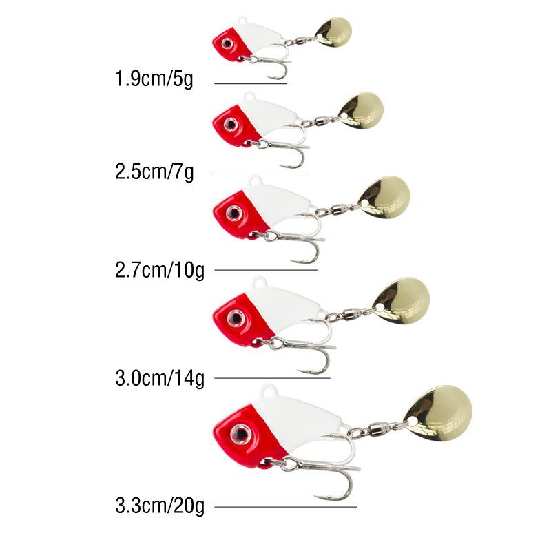 6PC 5g/7g/10g/14g/20g Rotating - đánh giá và giá Fishing Lure Spinnerbait