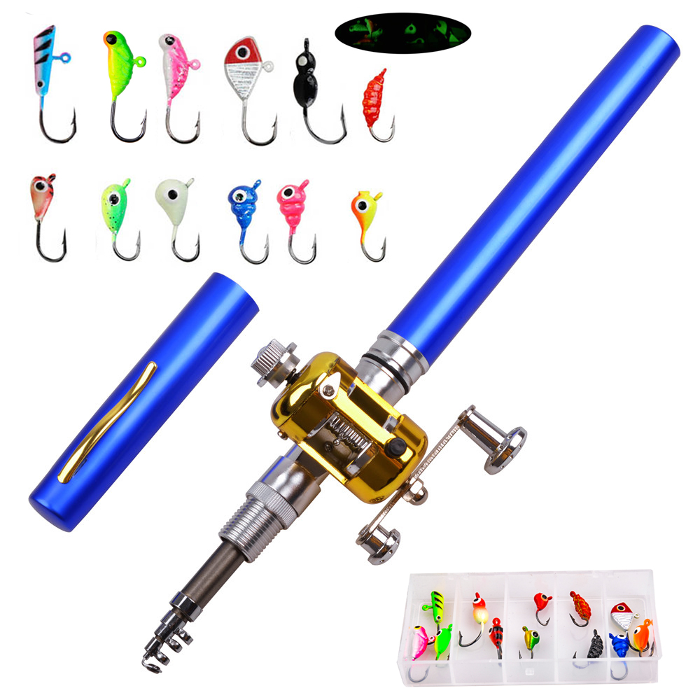 Mini ice fishing rod Combo wit - đánh giá và giá Fishing Lure Jig