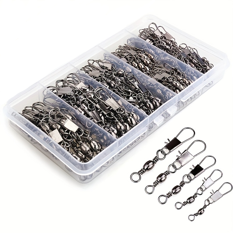 50/200pcs Barrel Snap Swivel F - đánh giá và giá Fishing Lure Accessories